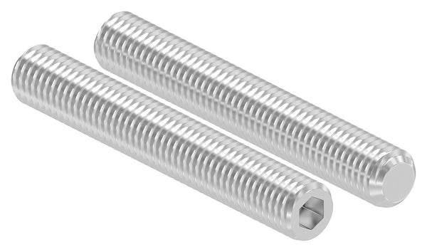 Gewindestift, M10 x 70mm, mit Innensechskant, aus V2A Edelstahl