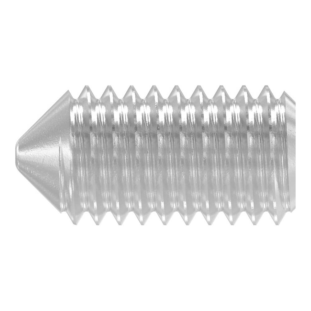 Gewindestift mit Spitze, mit Innensechskant, M5 x 10mm, DIN 914 / ISO 4027, 10er Pack