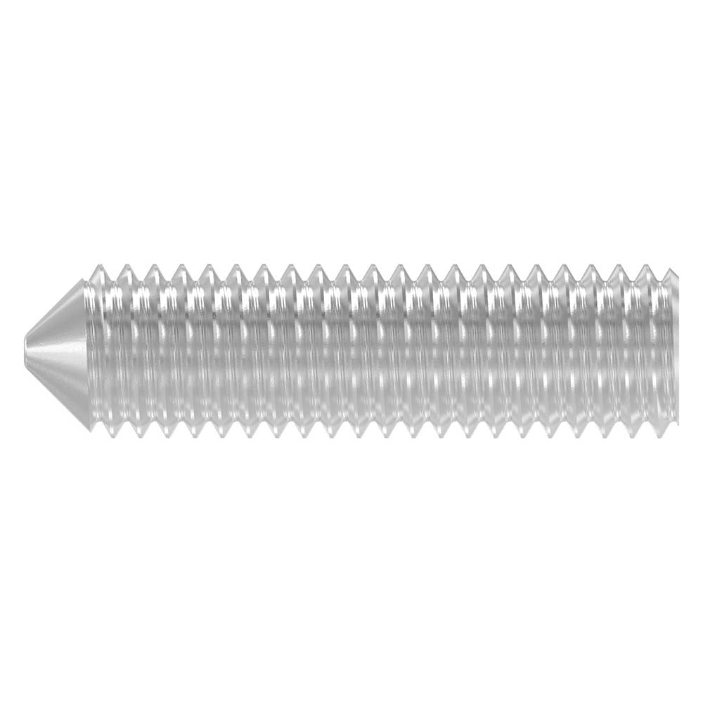 Gewindestift mit Spitze, mit Innensechskant, M8 x 30mm, DIN 914 / ISO 4027, 10er Pack