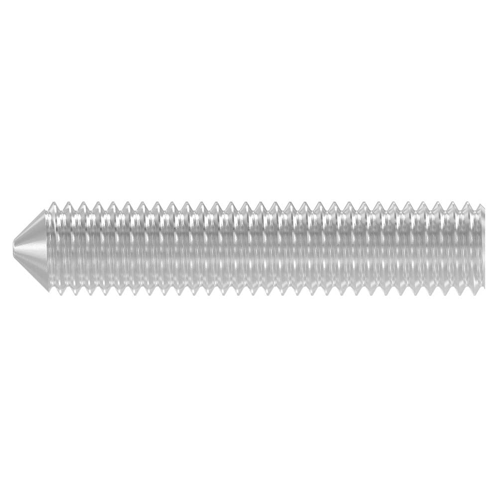 Gewindestift mit Spitze, mit Innensechskant, M8 x 40mm, DIN 914 / ISO 4027, 10er Pack