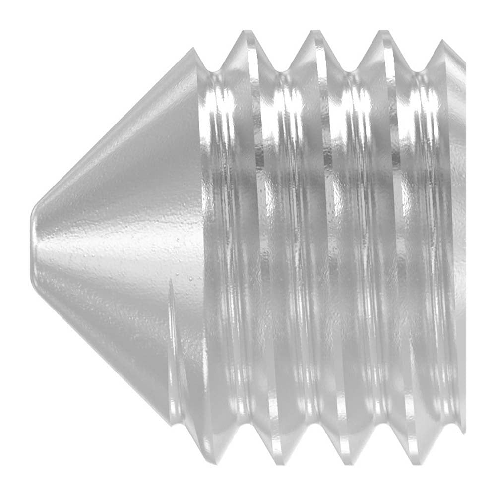 Gewindestift mit Spitze, mit Innensechskant, M8 x 8mm, DIN 914 / ISO 4027, 10er Pack