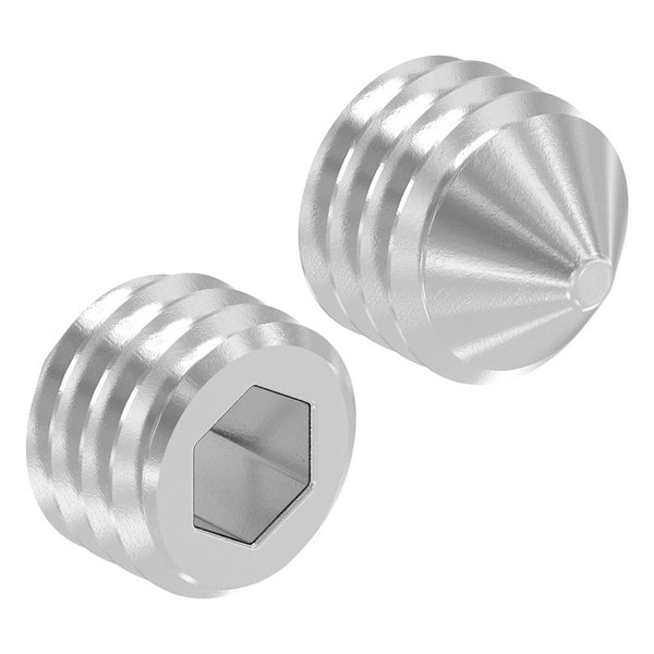 Gewindestift mit Spitze, mit Innensechskant, M8 x 8mm, DIN 914 / ISO 4027, 10er Pack
