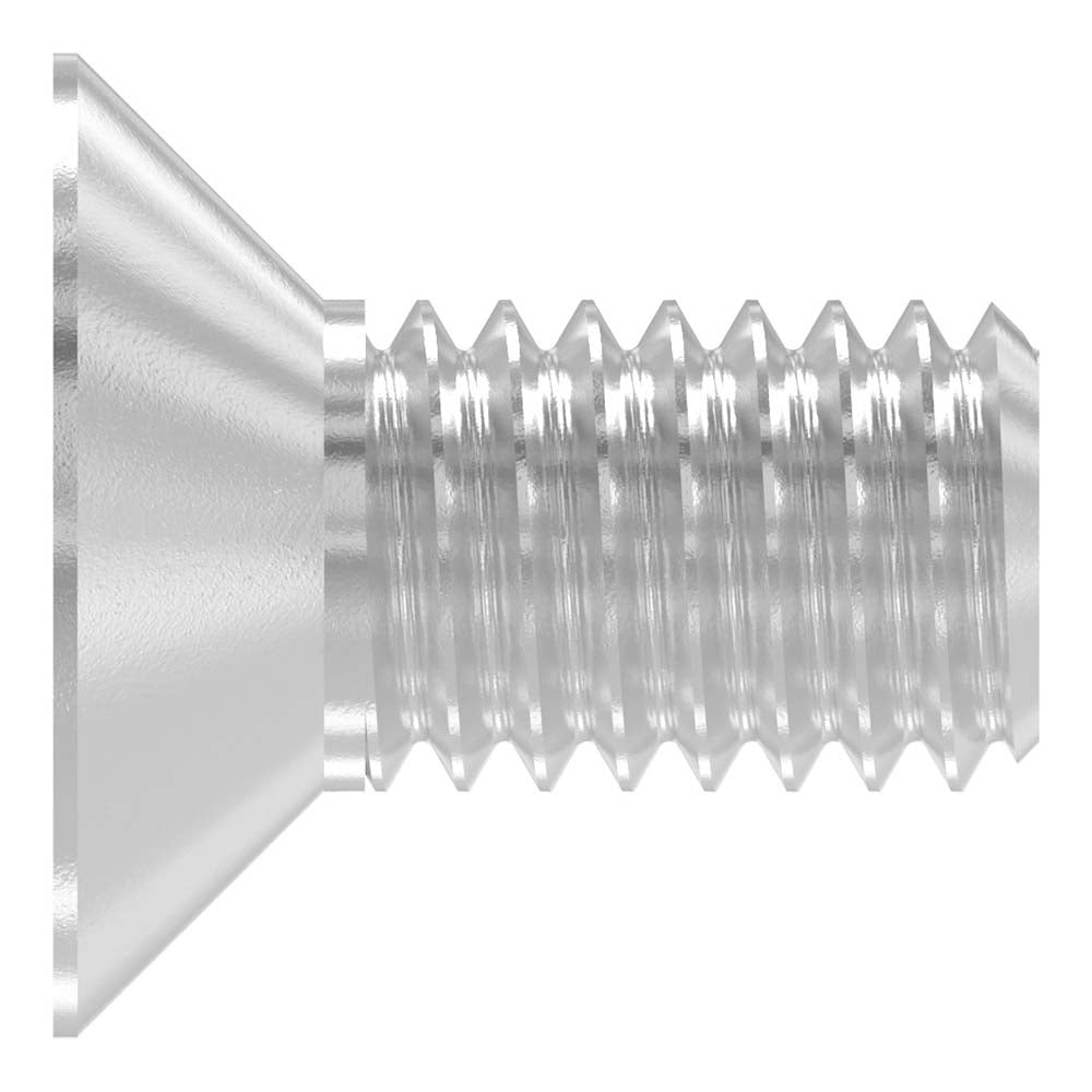 Senkkopfschraube mit Innensechskant, M6 x 12mm, ISO 10642, 10er Pack