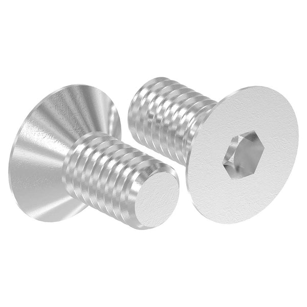 Senkkopfschraube mit Innensechskant, M6 x 12mm, ISO 10642, 10er Pack