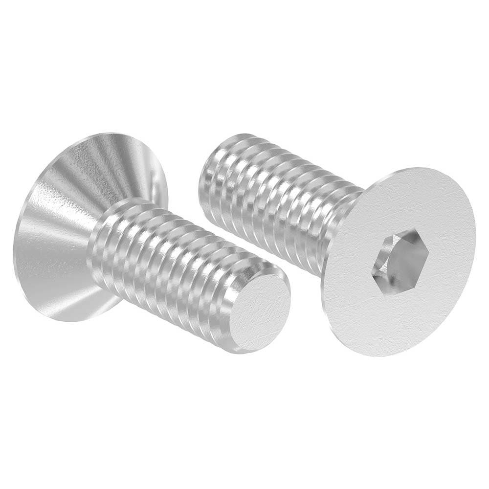 V4A Senkkopfschraube mit Innensechskant, M6 x 16mm, ISO 10642, 10er Pack