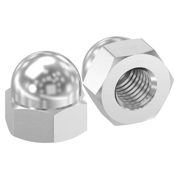 Sechskant-Hutmutter, M10, DIN 1587, 10er Pack