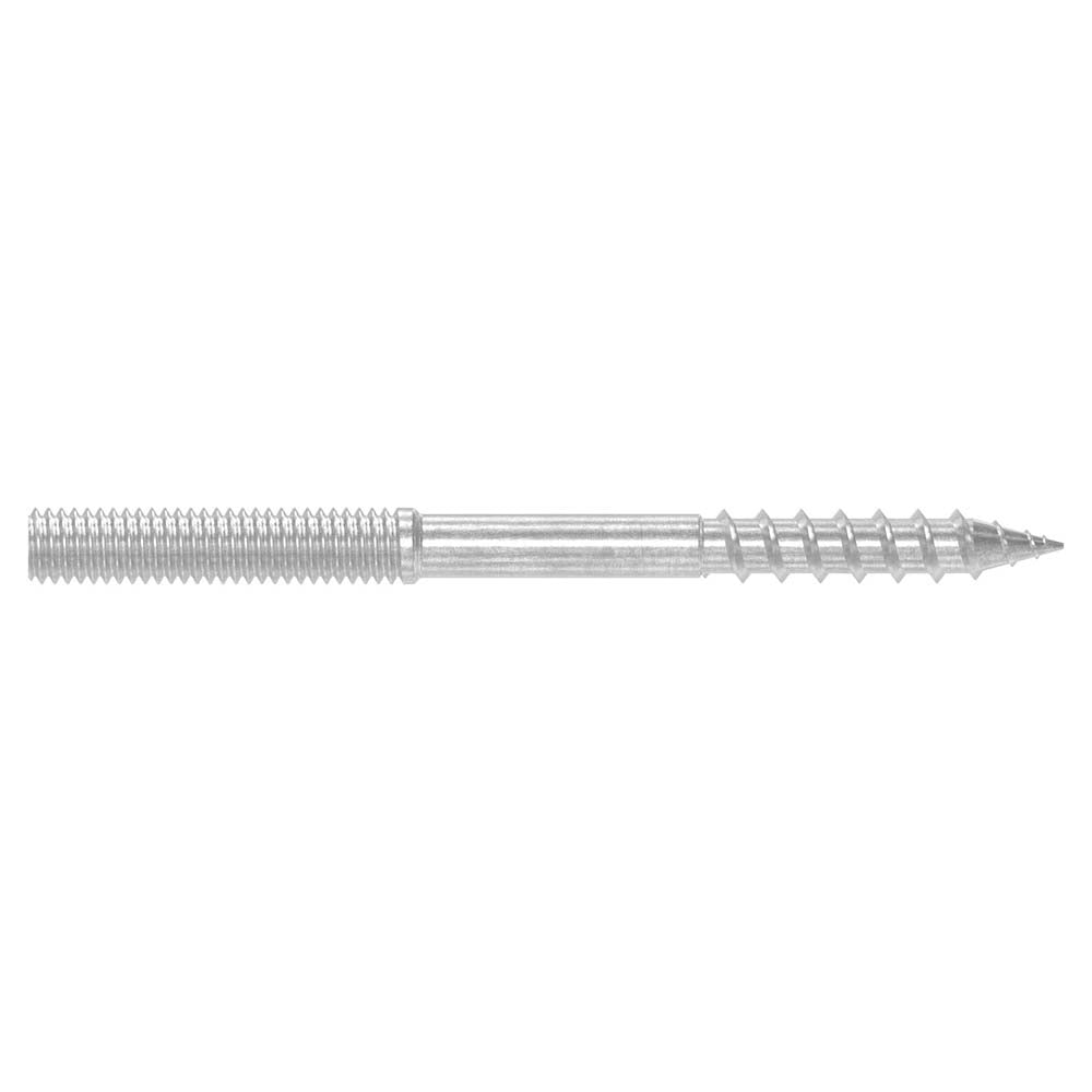 Edelstahl Stockschraube, M6 x 80mm, 10er Pack