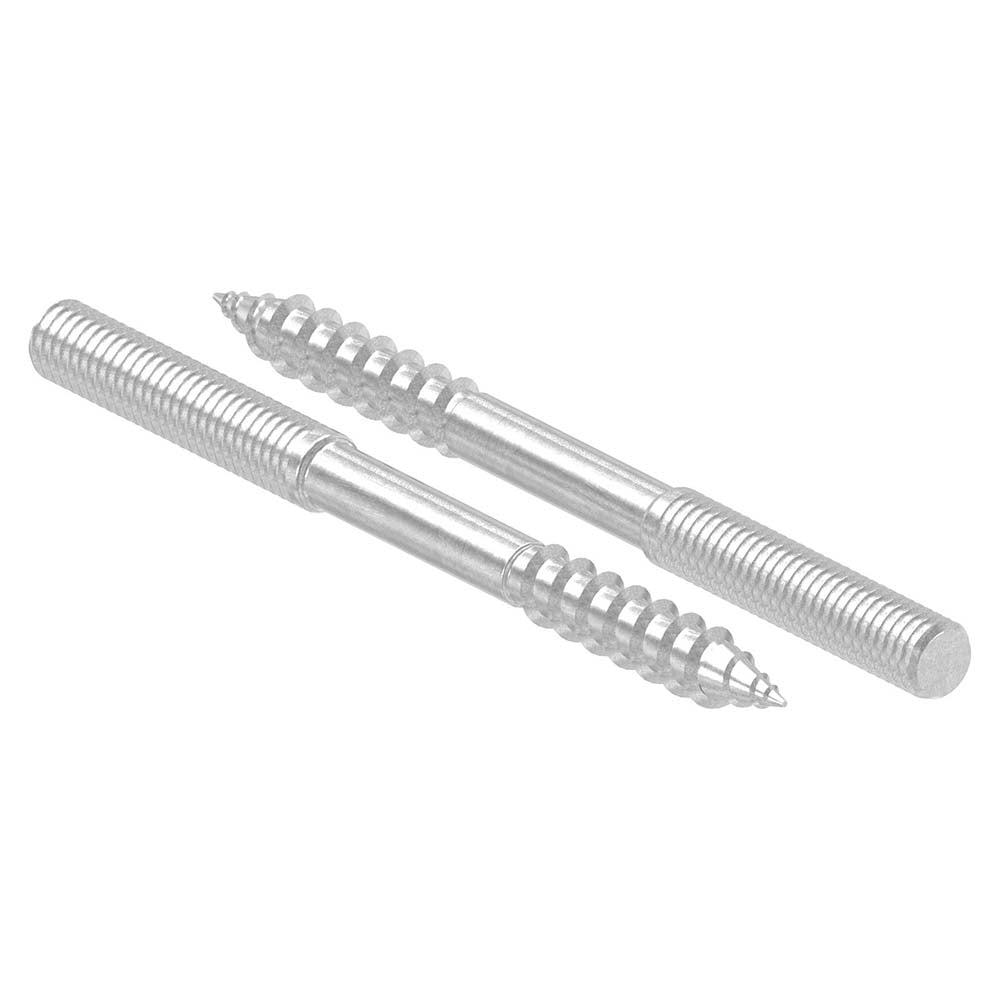 Edelstahl Stockschraube, M6 x 80mm, 10er Pack