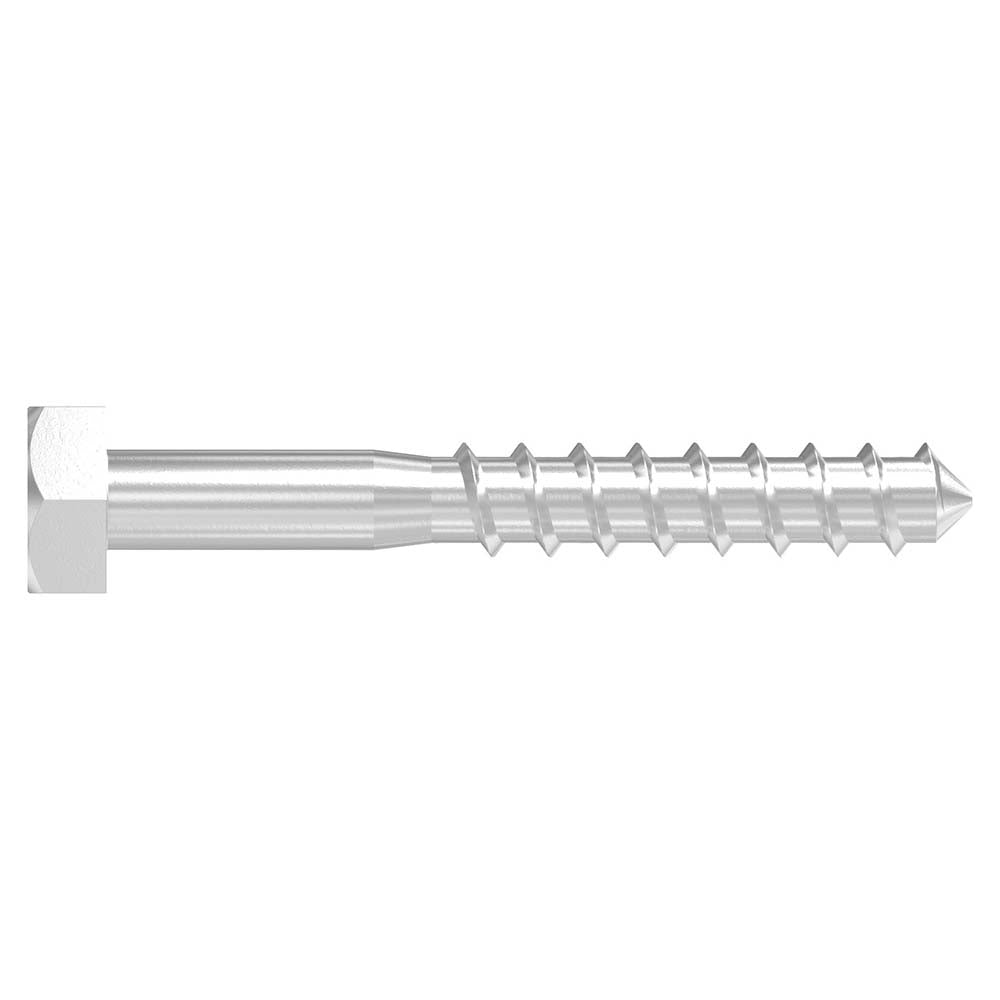 Sechskant-Holzschraube, 8 x 60mm, DIN 571, 10er Pack