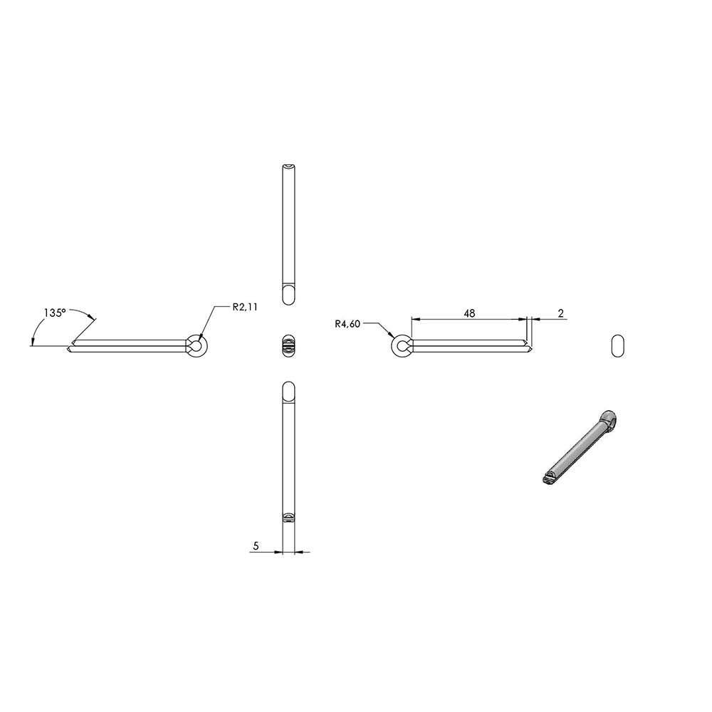 Splint, 5 x 50mm, D 94, 10er Pack
