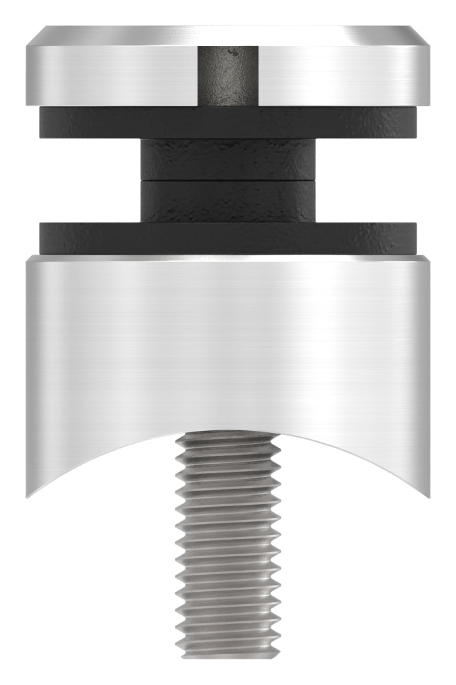 Glas-Punkthalter ø 30mm für Glas 6,0-12,76mm, Anschluss ø 48,3mm
