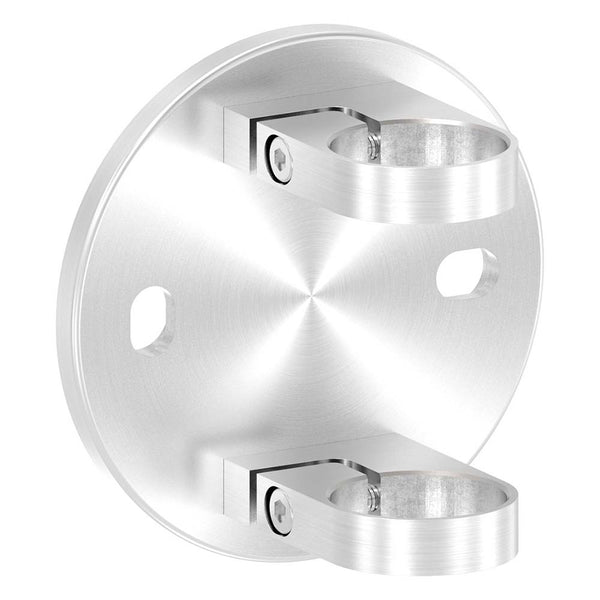 Wandanker zum Spannen, mit Platte 150 x 10mm, für 48,3mm Rohr