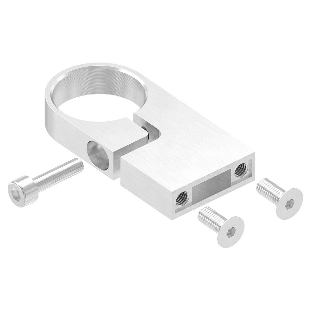Edelstahl-Spannring, für Rohr ø 42,4mm, Wandabstand 60mm