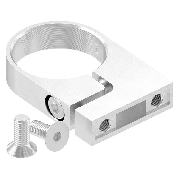 Edelstahl-Spannring, für Rohr ø 48,3mm, Wandabstand 35mm