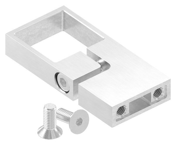 Edelstahl-Spannring, für Rohr 40 x 40mm, Wandabstand 60mm