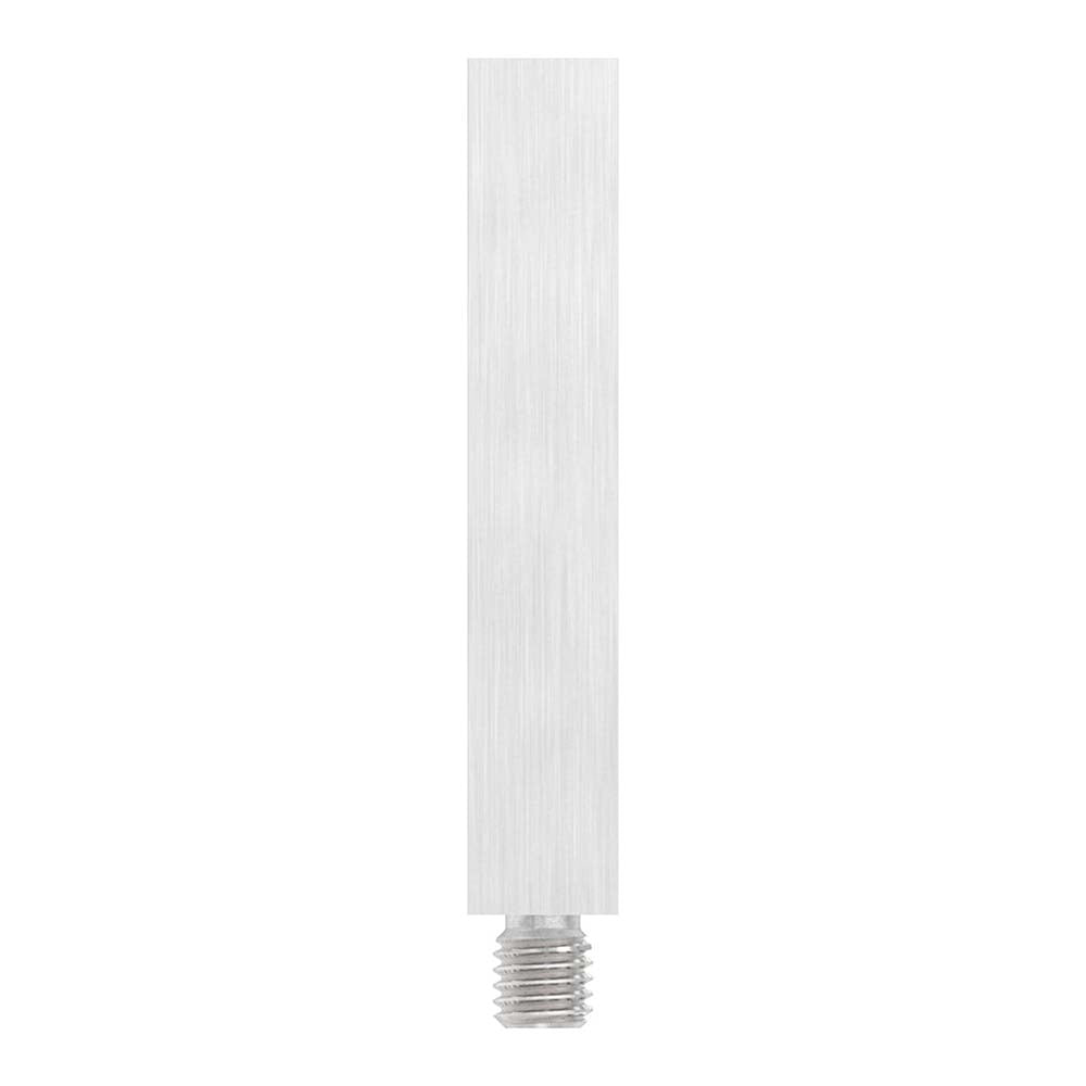 12 x 12mm Vierkant-Stift, mit M8 x 9mm Außengewinde unten und M6 x 15mm Innengewinde oben, Länge 68mm