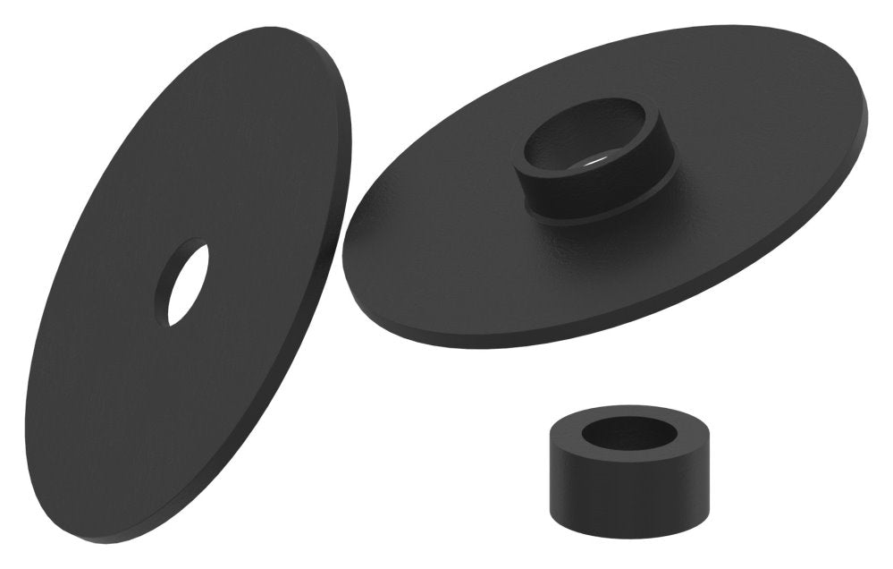 Glas-Punkthalter 62mm, Oberteil, für Glas 6,0-21,52mm, V2A