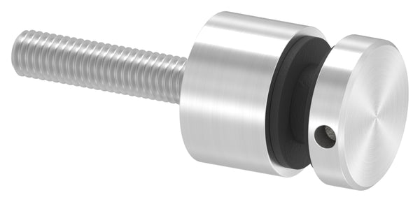 Schildhalter (Metrisch) ø 16mm für Glas 4,0-8,00mm, flacher Anschluss