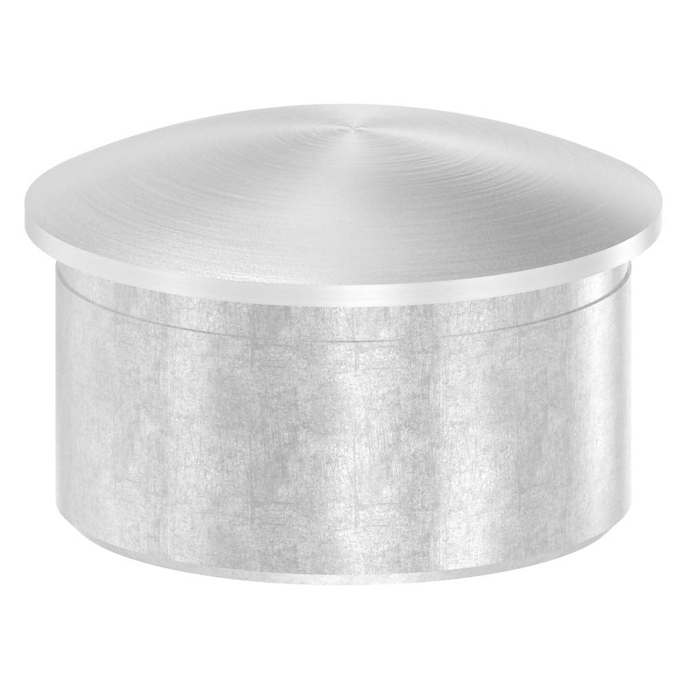 Endkappe leicht gewölbt, hohl, für Rohr ø 42,4 x 2,0mm, zum Einkleben