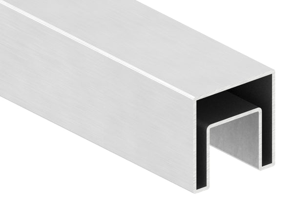 Glasleistenrohr, 40 x 40 x 1,5mm, LL=3m, V2A