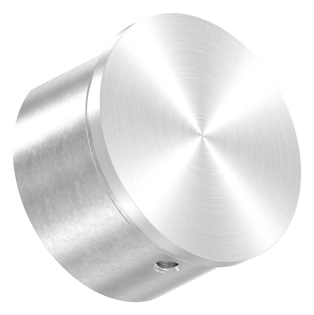 Flache Endkappe für Glasleistenrohr ø 60,3 x 1,5mm, V4A
