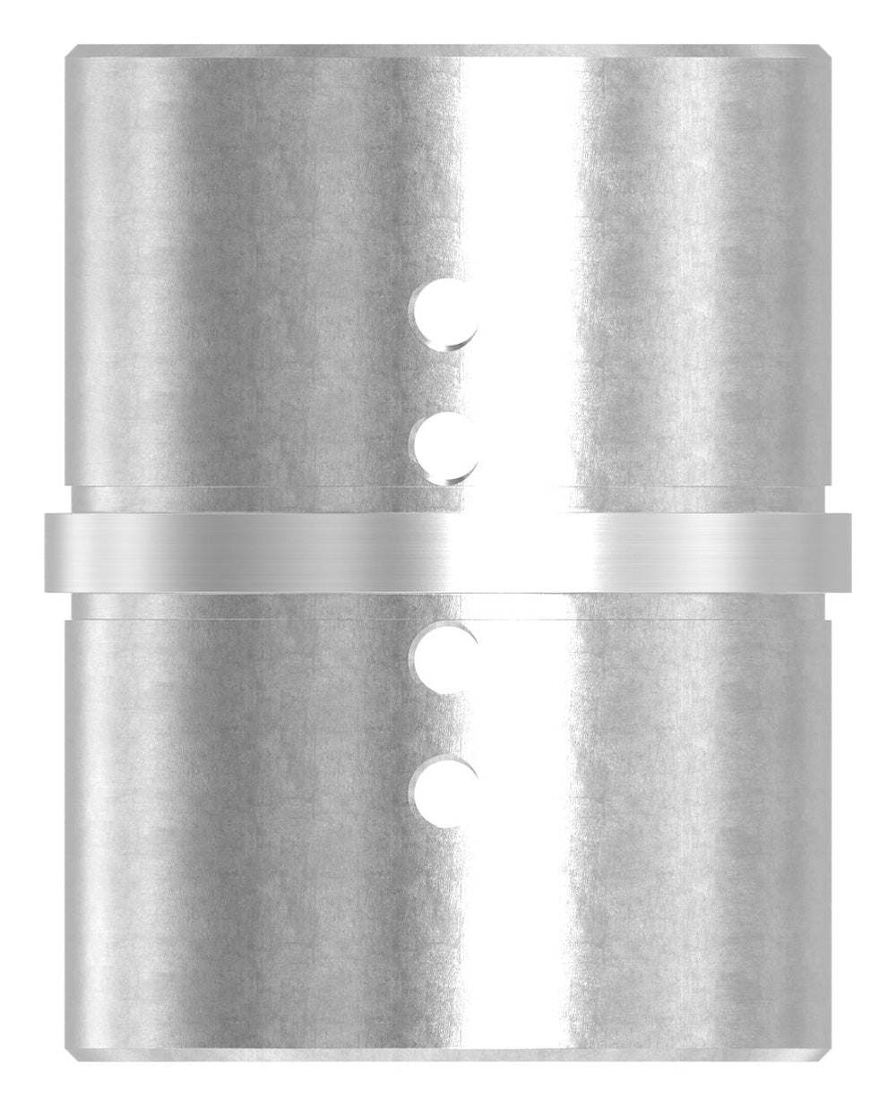 Rohrverbinder für Glasleistenrohr ø 60,3 x 1,5mm, V4A