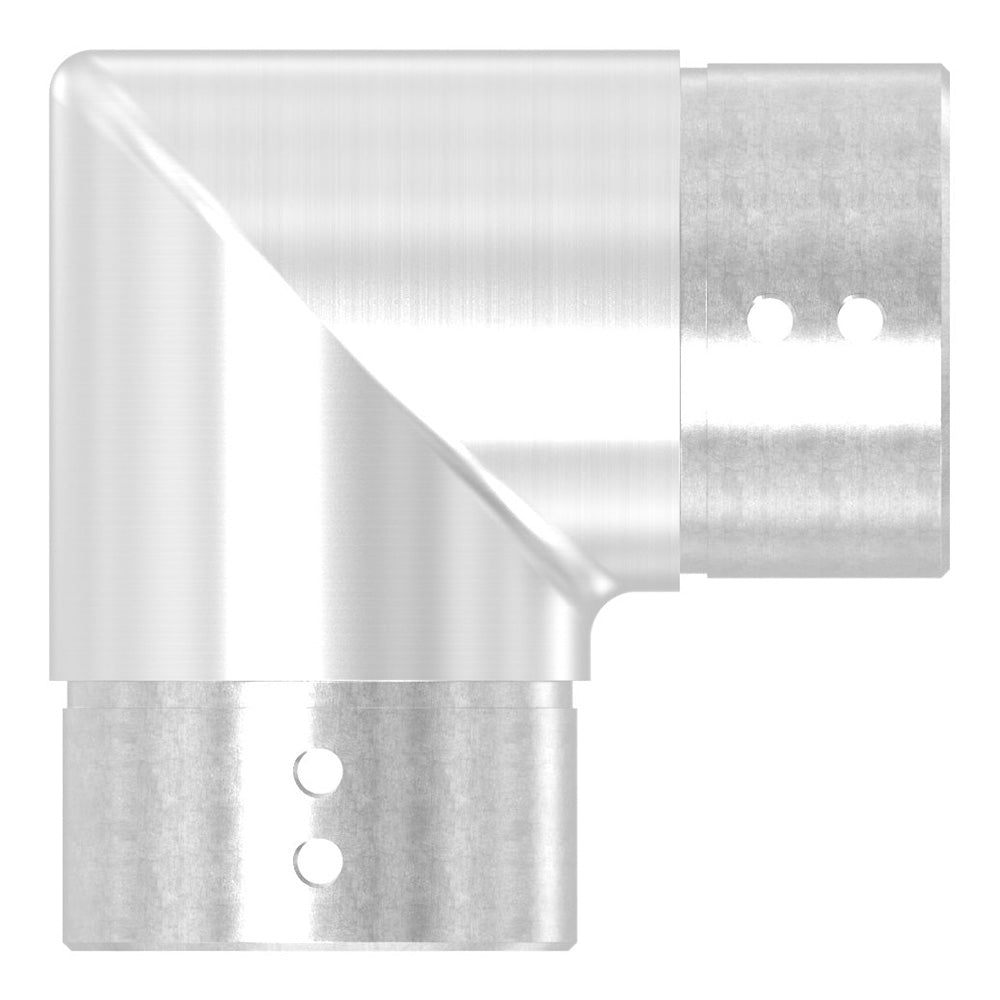 Verlaufsecke 90 Grad für Glasleistenrohr 60,3 x 1,5mm, V4A