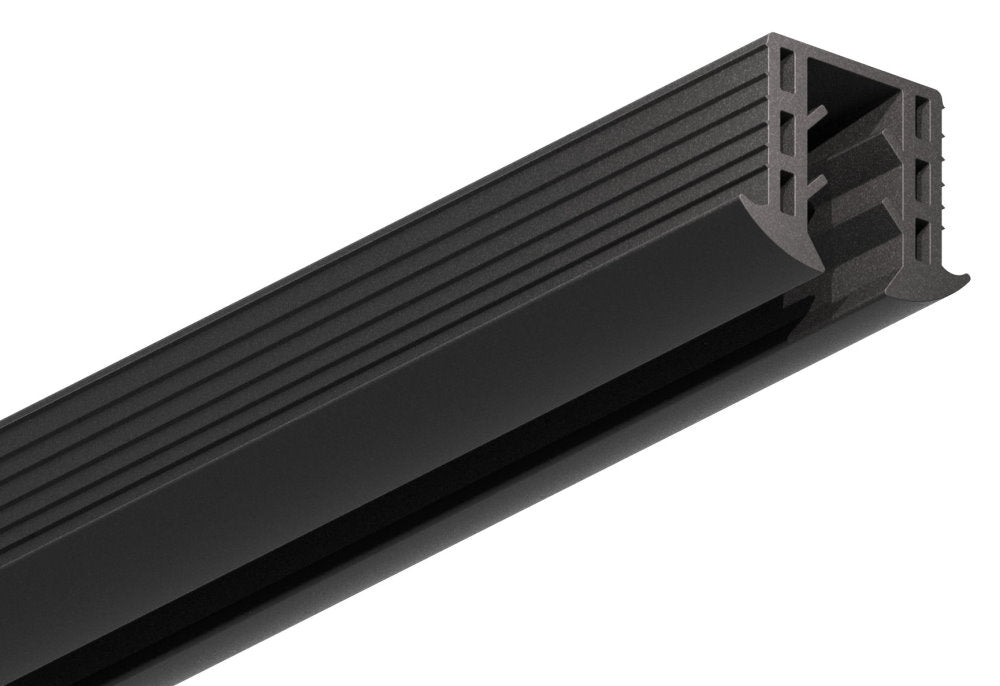 Gummiprofil 3m für Nut 24 x 24mm für Glasstärke 8,00 - 10,76mm