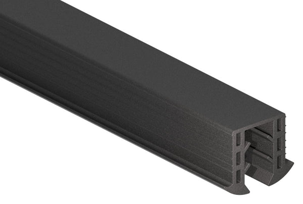 Gummiprofil 3m für Nut 24 x 24mm für Glasstärke 8,00 - 10,76mm