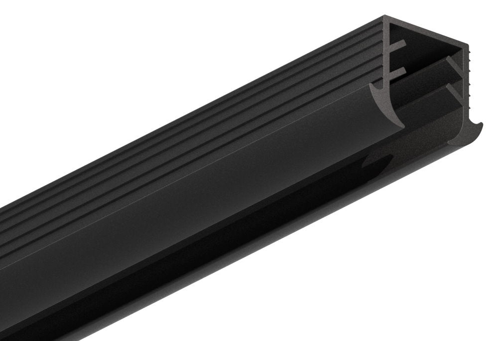 Gummiprofil 3m für Nut 24 x 24mm für Glasstärke 11,52 - 13,52mm