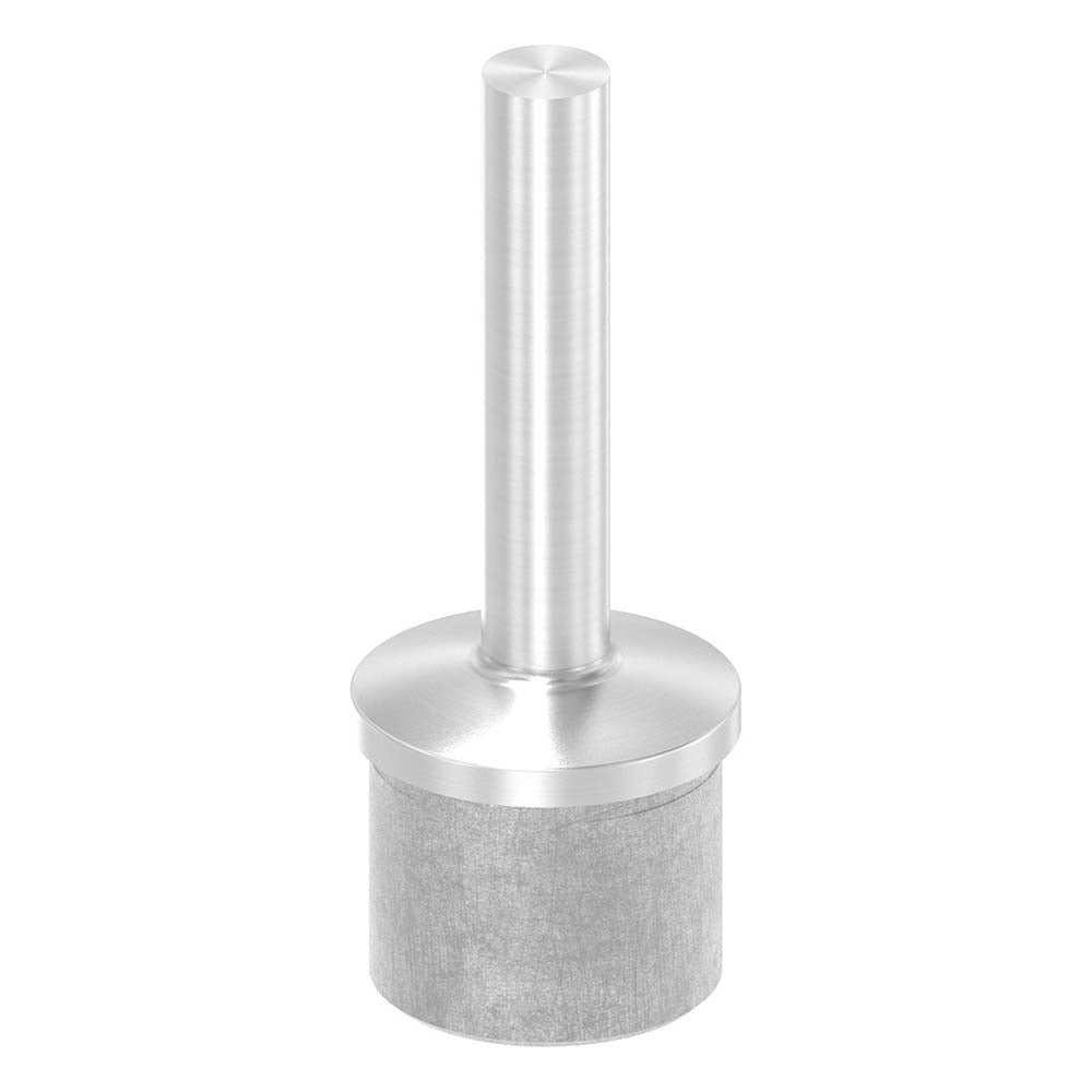 Handlaufstütze ø 14mm aus einem Teil für ø 42,4 x 2,0mm Pfosten, zum Anschweißen an Handlauf