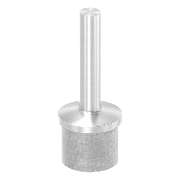 Handlaufstütze ø 14mm aus einem Teil für ø 42,4 x 3,0mm Pfosten, zum Anschweißen an Handlauf