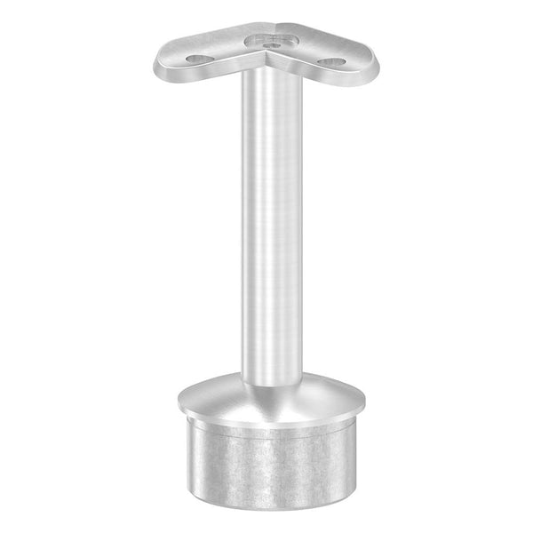Handlaufstütze ø 14mm, verschraubt 90° zur Pfostenbefestigung, für ø 42,4 x 2,0mm Pfosten an Rohr ø 42,4mm
