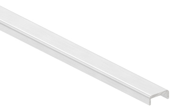 Aluminium-Kantenschutzprofil Extra Slim, 16,5 x 6 x 2mm, für Glasstärke 10,00-11,52mm, Länge 2000mm