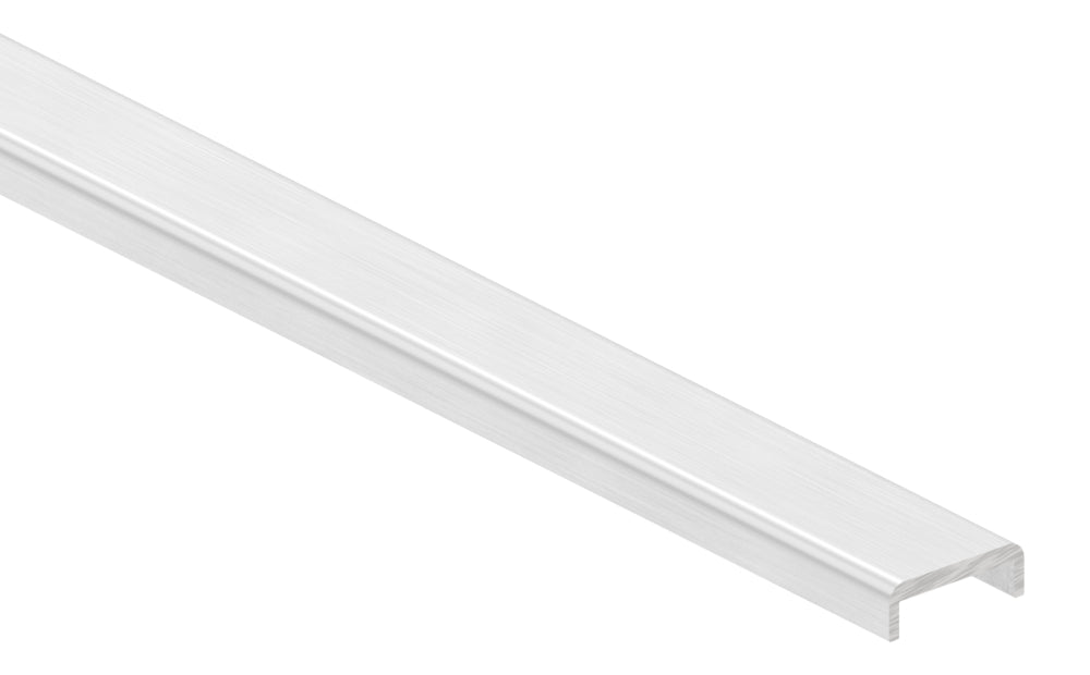 Aluminium-Kantenschutzprofil Extra Slim, 18,5 x 6 x 2mm, für Glasstärke 12,00-13,52mm, Länge 2000mm
