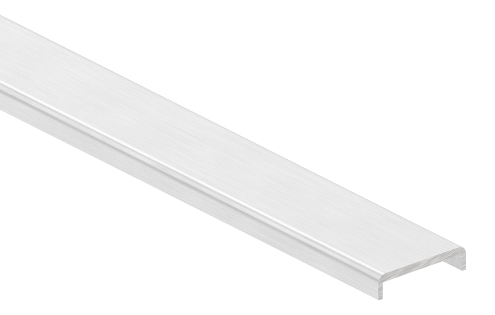 Aluminium-Kantenschutzprofil Extra Slim, 26,5 x 6 x 2mm, für Glasstärke 20,00-21,52mm, Länge 6000mm