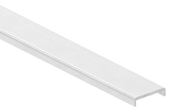 Aluminium-Kantenschutzprofil Extra Slim, 26,5 x 6 x 2mm, für Glasstärke 20,00-21,52mm, Länge 6000mm