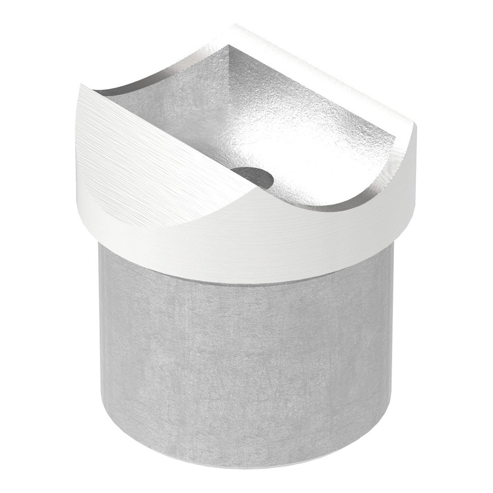 Rohrsattel zum Kleben, für Rohr 42,4 x 2,5mm an Rohr 33,7mm