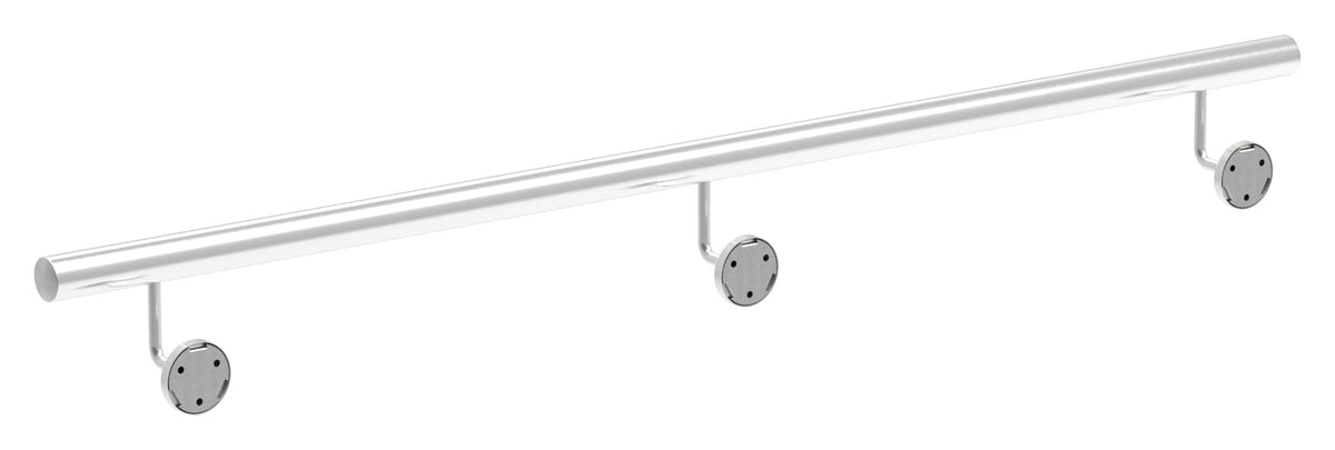 Wandhandlauf-Komplettset, montagefertig verschweißt, Länge 1500mm