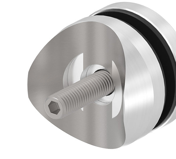 Glas-Punkthalter ø 52mm für Glas 6,0-21,52mm, Anschluss ø 48,3mm, mit AbP