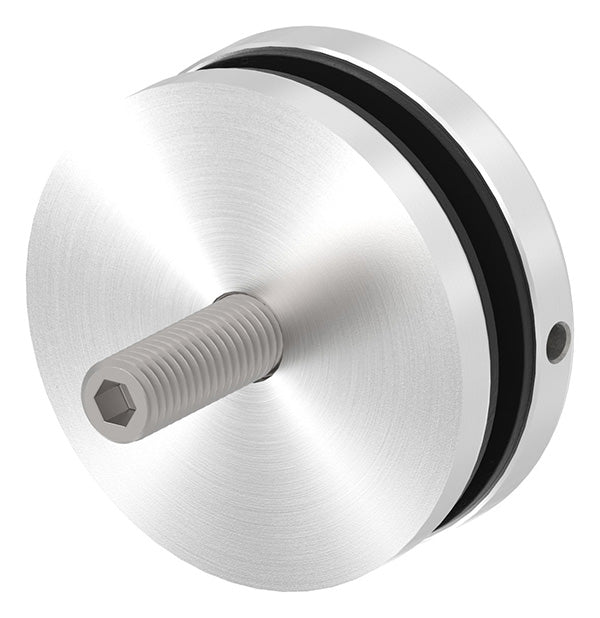 Glas-Punkthalter ø 72mm für Glas 12,0-21,52mm, flacher Anschluss, mit AbP