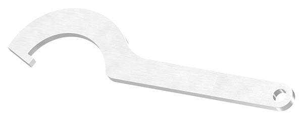 Hakenschlüssel für Glas-Punkthalter ø 40mm, aus V2A Edelstahl