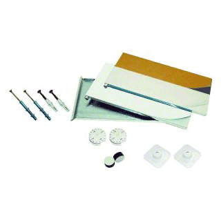 Spiegel Druckknopf-Set ED zur Spiegelmontage, für 2,6 m²