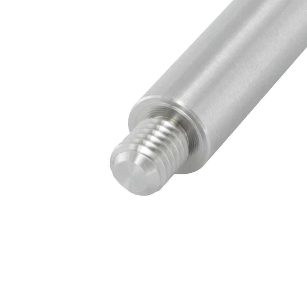 ø 14mm Stift, mit M8 x 15mm Außengewinde unten, zum Anschweißen oben, Länge 100mm, aus V4A