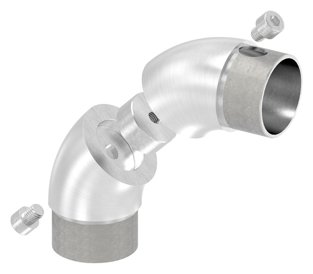 Rohrbogen 90°, stufenlos verstellbar, für Rohr 48,3 x 2,0mm
