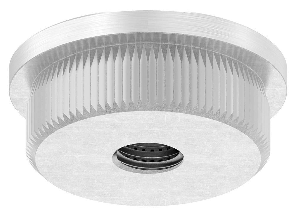 Endkappe flach mit M8 Innengewinde, massiv, für Rohr ø 30,0 x 2,0mm, zum Einschlagen
