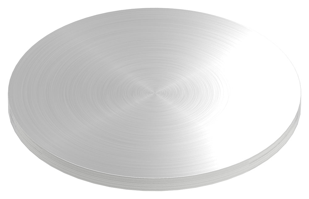 Ronde ø 200mm, Stärke 8mm, einseitig geschliffen, mit Rundschliff