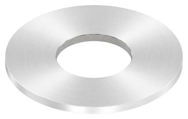 Ronde ø 80mm, Stärke 4mm, mit ø 34mm Mittelbohrung, einseitig und Rand geschliffen, mit Rundschliff