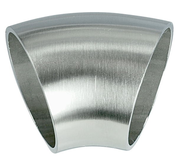45° Bogen zum Anschweißen, für Rohr ø 48,3mm, Wandstärke 2,0mm, geschliffen
