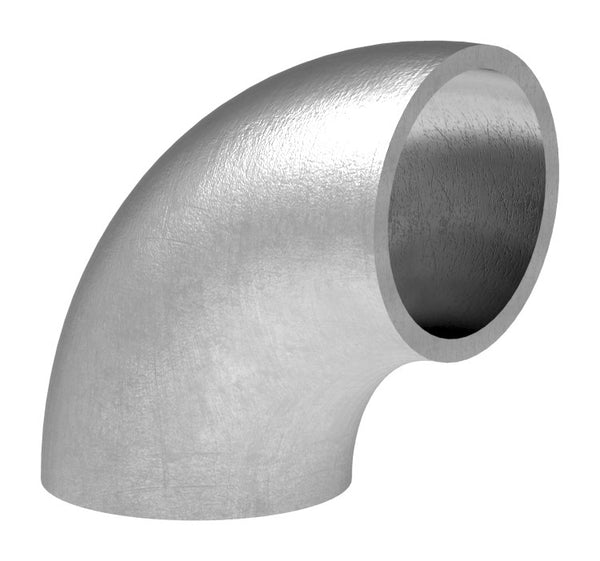 90° Bogen zum Anschweißen, für Rohr ø 60,3mm, Wandstärke 2,0mm, ungeschliffen